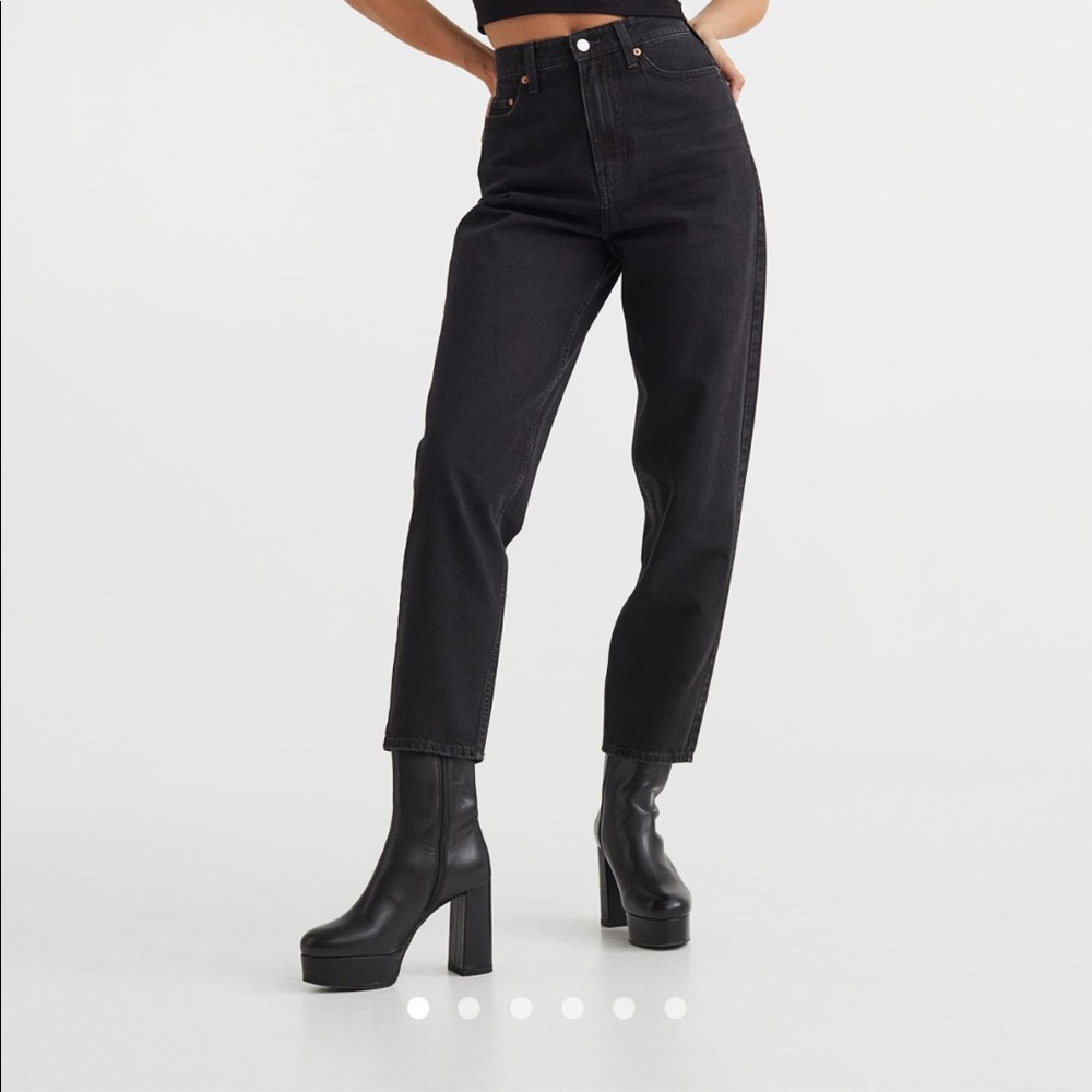 Hm ultra high rise baggy mom jeans